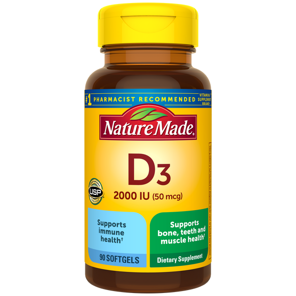 Nature Made Vitamin D3 2000 IU
